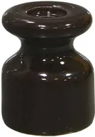 KERAAMILINE ISOLAATOR TEKSTIILKAABLILE BIRONI 8TK PAKIS PRUUN