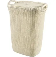 PESUKAST KUDUM CURVER 61X45X34CM 57L PLASTIK VALGE