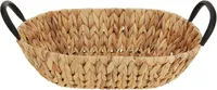 OVAALNE KORV WATERHYACINTH 38X27,5X9,5CM METALL SANGAD