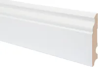 PÕRANDALIIST KRONOFLOORING MDF PROFIILNE VALGE ÜLEVÄRVITAV 100X17MM 2,6M