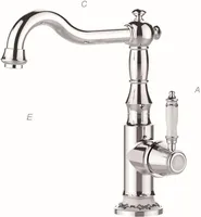 KÖÖGISEGISTI BLUE STAR CAPRI CA630 KROOM-VALGE