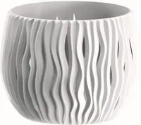 LILLEPOTIÜMBRIS PROSPERPLAST SANDY BOWL BASIC PLASTIK Ø18CM VALGE 
