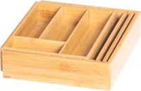 SÖÖGIRIISTADE ALUS MAKU LAIENDATAV 36,5X35,5X5CM BAMBUS