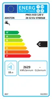 BOILER ARISTON PRO1 ECO 2K 120 VERTIKAALNE 115L 2000W