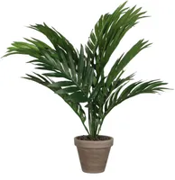 KUNSTLILL MICA DECORATIONS ARECA PALM Ø60X45CM POTIS Ø11,5CM ROHELINE/HALL