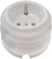 1-NE PISTIKUPESA FENDE M-GA KERAAMILINE VALGE