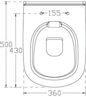 WC-SEINAPOTT ISVEA VENTI RIM-EX SLIM SUJUVALT SULGUV PRILL-LAUD