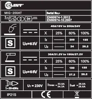 KEEVITUSSEADE CLINT MIG 200AT INVERTER/TRAATKEEVITUS