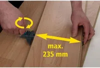 KONTUURJOONLAUD WOLFCRAFT LAMINAADI/PARKETI PAIGALDUSEKS