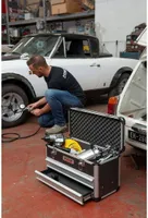 TÖÖRIISTAKOHVER KREATOR ALUMIINIUMIST 523X240X305MM 2 SAHTLIT