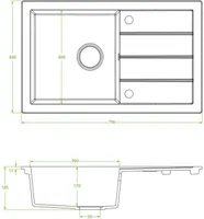 VALAMU JA SEGISTI KOMPLEKT LAVEO SBPA511T GRANIIT HALL