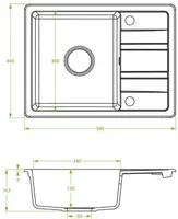VALAMU JA SEGISTI KOMPLEKT LAVEO SBYA413T GRANIIT LIIV