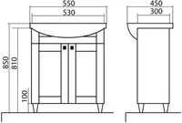 VALAMUKAPP WOODMIKS 55CM+VALAMU NOVA 55CM