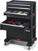 TÖÖRIISTAKAPP RATASTEL KETER 2+3+1 SAHTLIT, PLASTIK