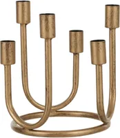 KÜÜNLAJALG MICA DECORATIONS DAPHNE Ø20,5X20CM KULDNE