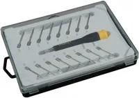 TÄPPISKRUVIKEERAJATE KOMPLEKT STANLEY 16-OSA 