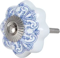 KAPINUPP VÕÕP VALGE SINISE MUSTRIGA