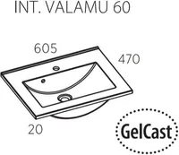 VALAMU BALTECO FORMA VALUMARMOR 60CM