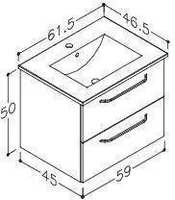 VALAMUKAPP RB BATHROOM LUNA 61,5X46,5X50CM VALAMUGA HALL TAMM