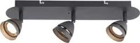 KOHTVALGUSTI WIZ GEMINI 3X3W LED 300LM MUST