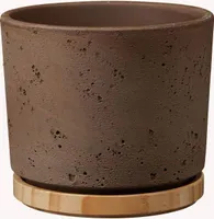 ÜMBRISPOTT SOENDGEN KERAMIK PAROS DELUXE 14X13CM PRUUN