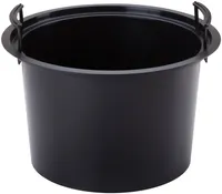 LILLEPOTT FORM-PLASTIC DUNES SLIM ÜMAR PRUUN 40CM