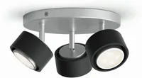 KOHTVALGUSTI PHILIPS FERANO 3X4,5W MUST
