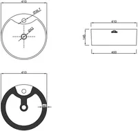 VALAMU INVENA RONDI Ø41X14,5CM PINNAPEALNE
