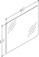 PEEGEL RB BATHROOM ECO 80X65CM