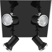 VANNITOAVALGUSTI EGLO TAMARA1 4X3,3W LED GU10 MUST