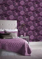 TAPEET ARTHOUSE AUSTIN ROSE PURPLE