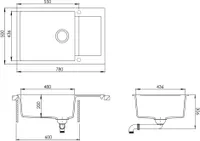 VALAMU AQUASANITA GRANIIT SQT105-221AW 780X500X200MM HALL
