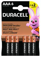 PATAREI DURACELL AAA/MN2400 4+2TK PAKIS 