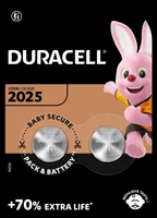 PATAREI DURACELL DL 2025 3V LIITIUM 2TK