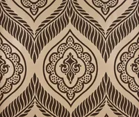 TAPEET DUTCH WALLCOVERINGS SCHUIMVINYL DAMAST PERSIAN BRUIN