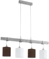 LAELAMP EGLO TOWNSHEND 2 4X60W E27 VALGE/PRUUN