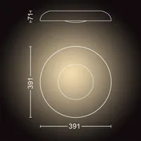 PLAFOON PHILIPS HUE STILL 32W LED AL BLUETOOTH JA ZIGBEE