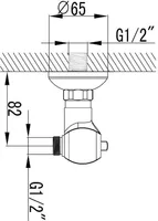 DUŠISEGISTI BLUE STAR TORINO TH 522BL TERMOSTAAT MUST MATT