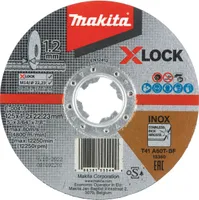 LÕIKEKETAS MAKITA 125X1,2MM, X-LOCK (A60T), RST