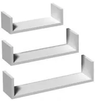 RIIULIKOMPLEKT DOMAX VALGE U TÜÜP 3TK PAKIS