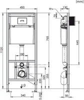 WC-RAAM SANIT INEO OB LOPUTUSKLAHVIGA