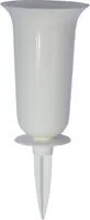 HAUAVAAS FORM-PLASTIC DAMA 13X32,7CM VALGE