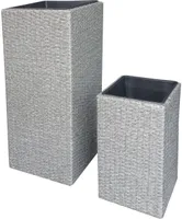 VÄLIS PLASTPOTT 38X38X81CM HELEHALL