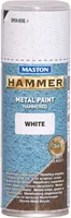 METALLIVÄRV MASTON HAMMER SPRAY 400ML VASARALAKK VALGE