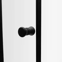 DUŠINURGA SEIN LIUGUSTEGA AQUALINE 90X90X190CM KAND.MUST PROFIIL