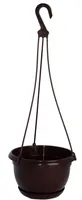 AMPELPOTT FORM-PLASTIC MALTA 17CM PRUUN