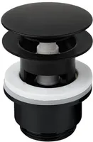 VALAMU ÄRAVOOLUPESA DAMIXA CLICK-CLACK ÜLEJOOKSUGA G1 1/4" MATT MUST