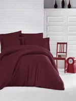 VOODIPESUKOMPLEKT CLARET 160X200CM SATIINIST