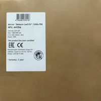 PEEGEL KONTINENT DEMURE LED VALGUSTUSEGA 120X70CM MEEDIA UDUEEMALDUS