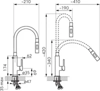 KÖÖGISEGISTI FERRO FITNESS SLIM 2F PAINDUV JOOKSUTORU MUST